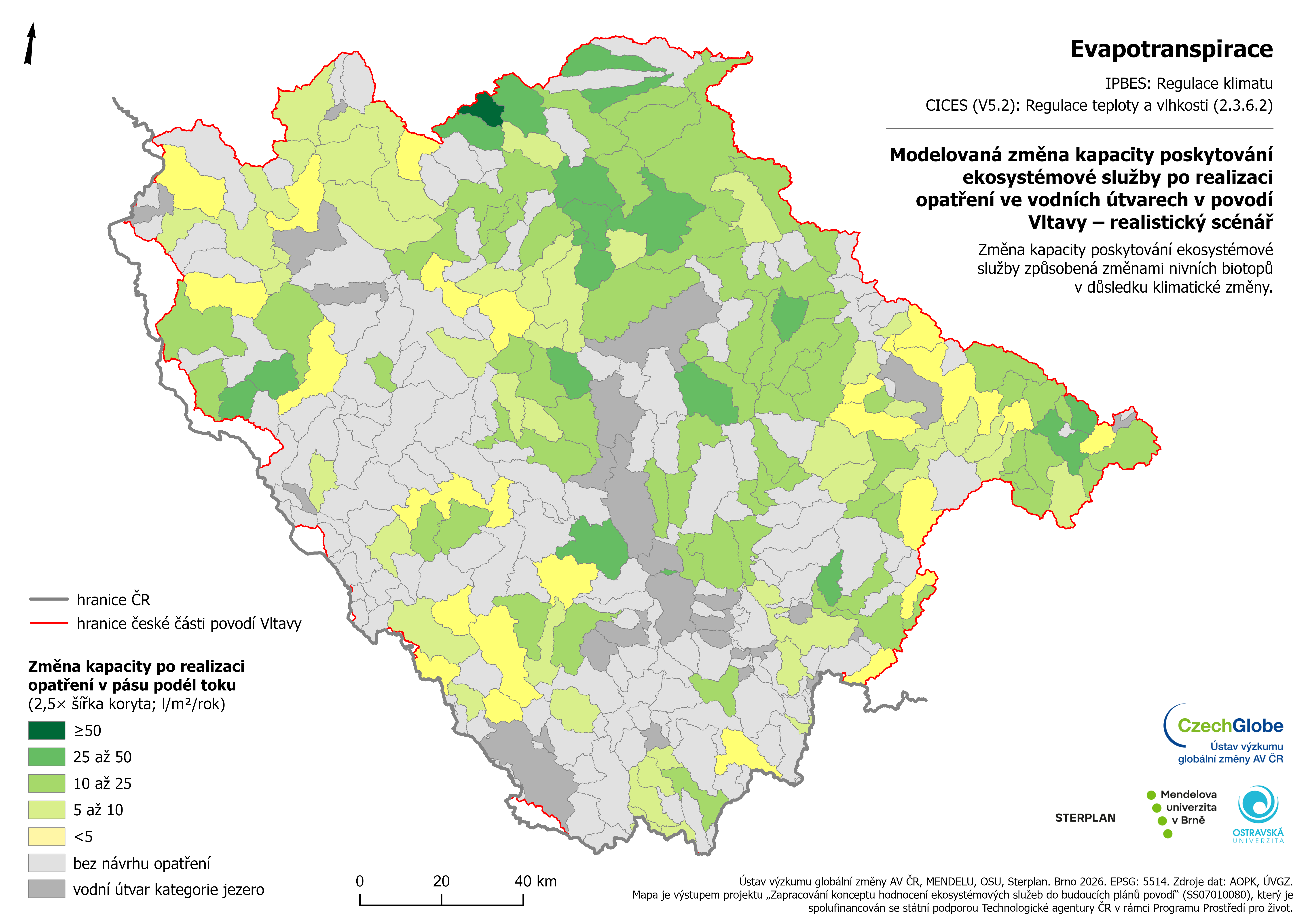 17r - Evapotranspirace - realistický scénář